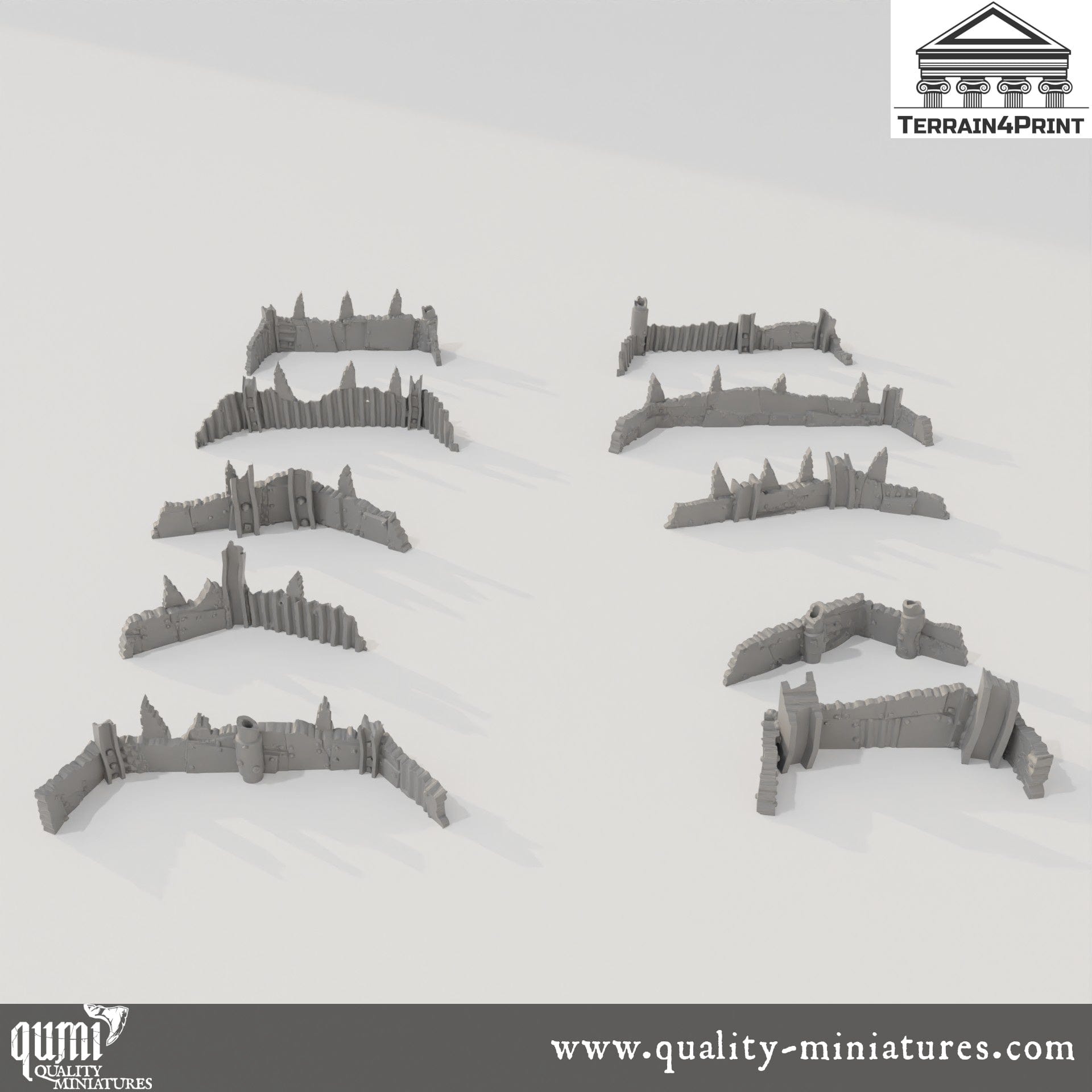 Dakka Covers - Rivet City - Resin Print - Tabletop RPG Terrain - Terrain4Print - Qumi Quality Miniatures - Qumi Wargaming Mini Model Figure