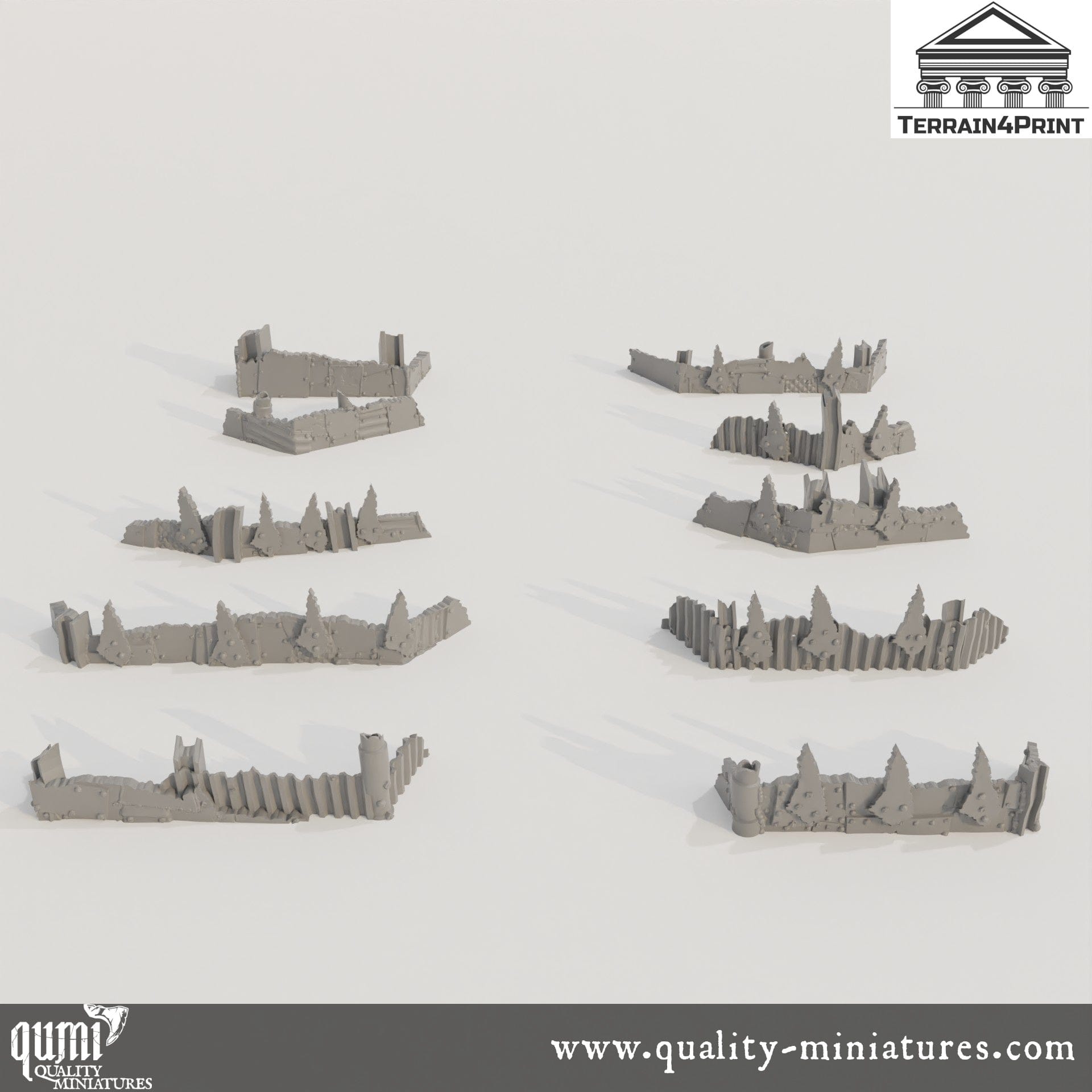 Dakka Covers - Rivet City - Resin Print - Tabletop RPG Terrain - Terrain4Print - Qumi Quality Miniatures - Qumi Wargaming Mini Model Figure