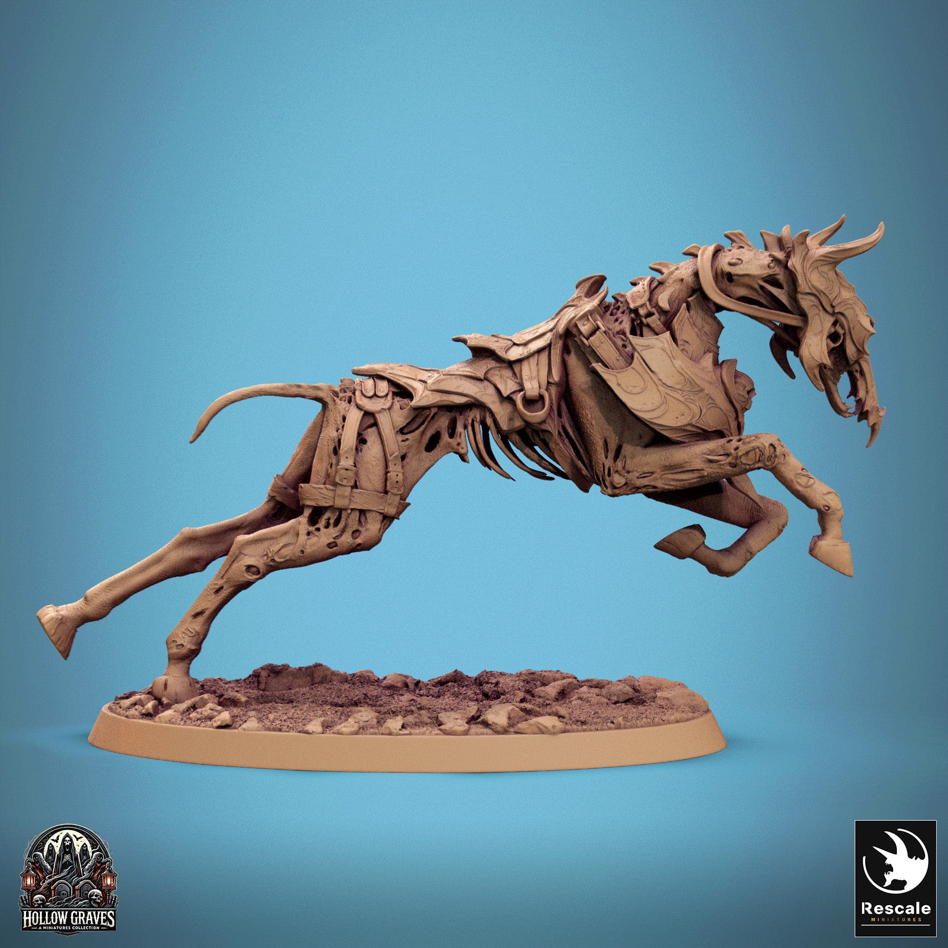 Tabletop RPG Miniature Doomstride - 32mm Qumi Rescale Miniatures Doom Stride Leap (No Mist version) / Saddle Quality Miniatures - Qumi Wargaming Mini Model Figure