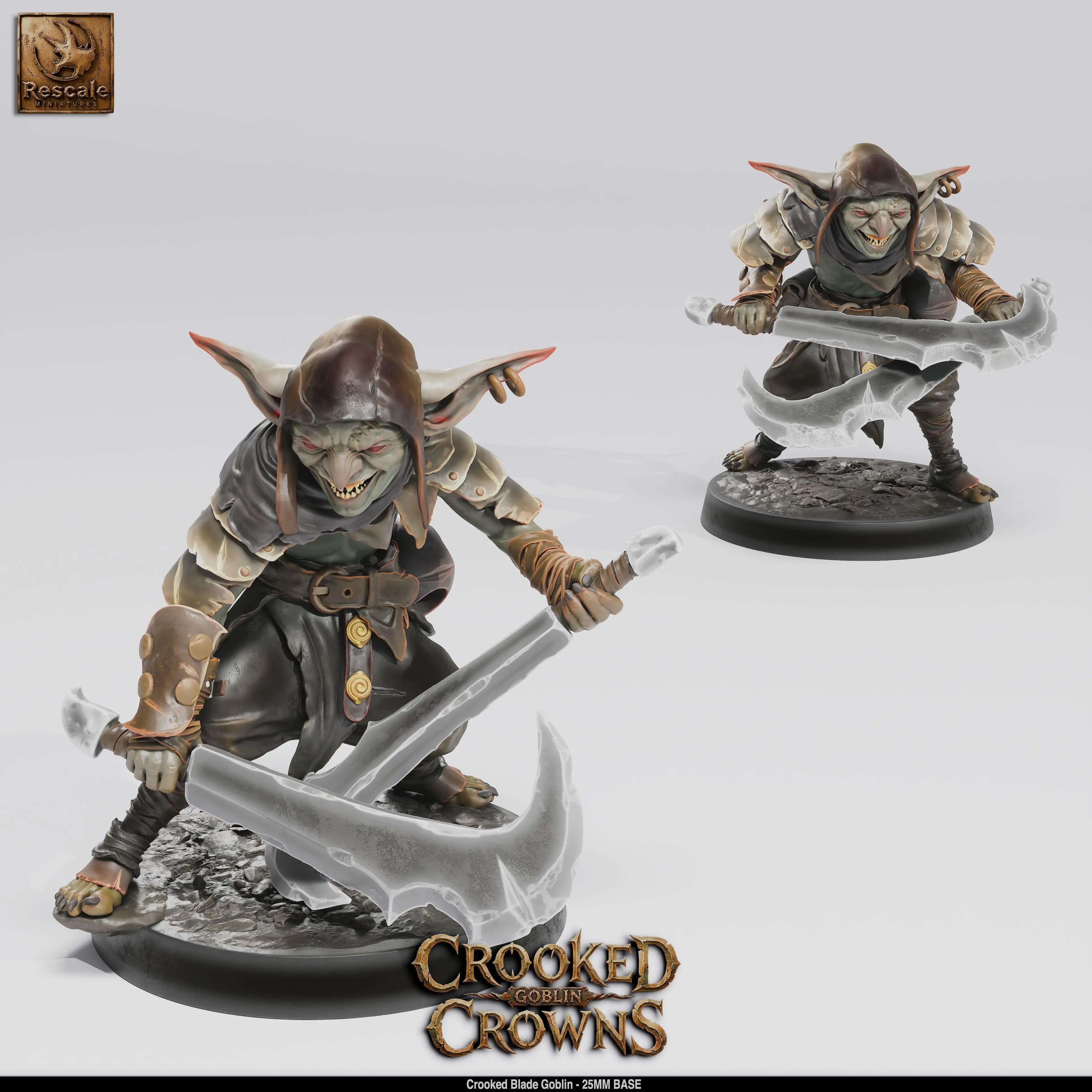 Tabletop Goblin Warband Miniatures Rescale Miniatures