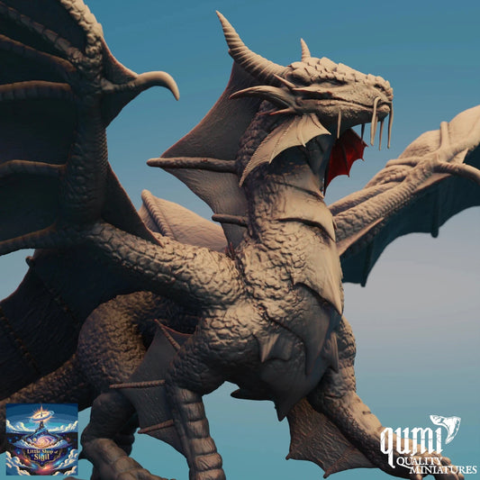 Dragon Miniature Adult Gold Dragon Detailed Resin Print Customizable