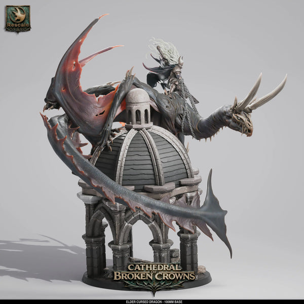 Älterer verfluchter Drache Miniatur Qumi Rescale Miniatures