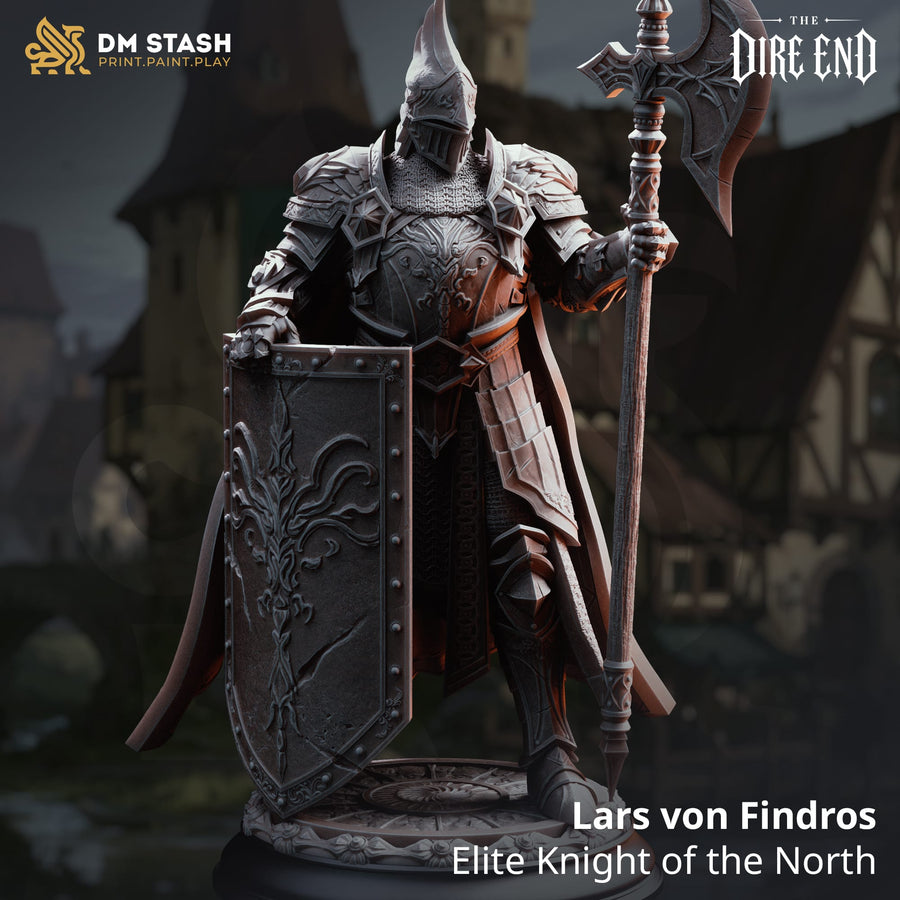 Elite Knight Tabletop Miniature – Lars | Qumi