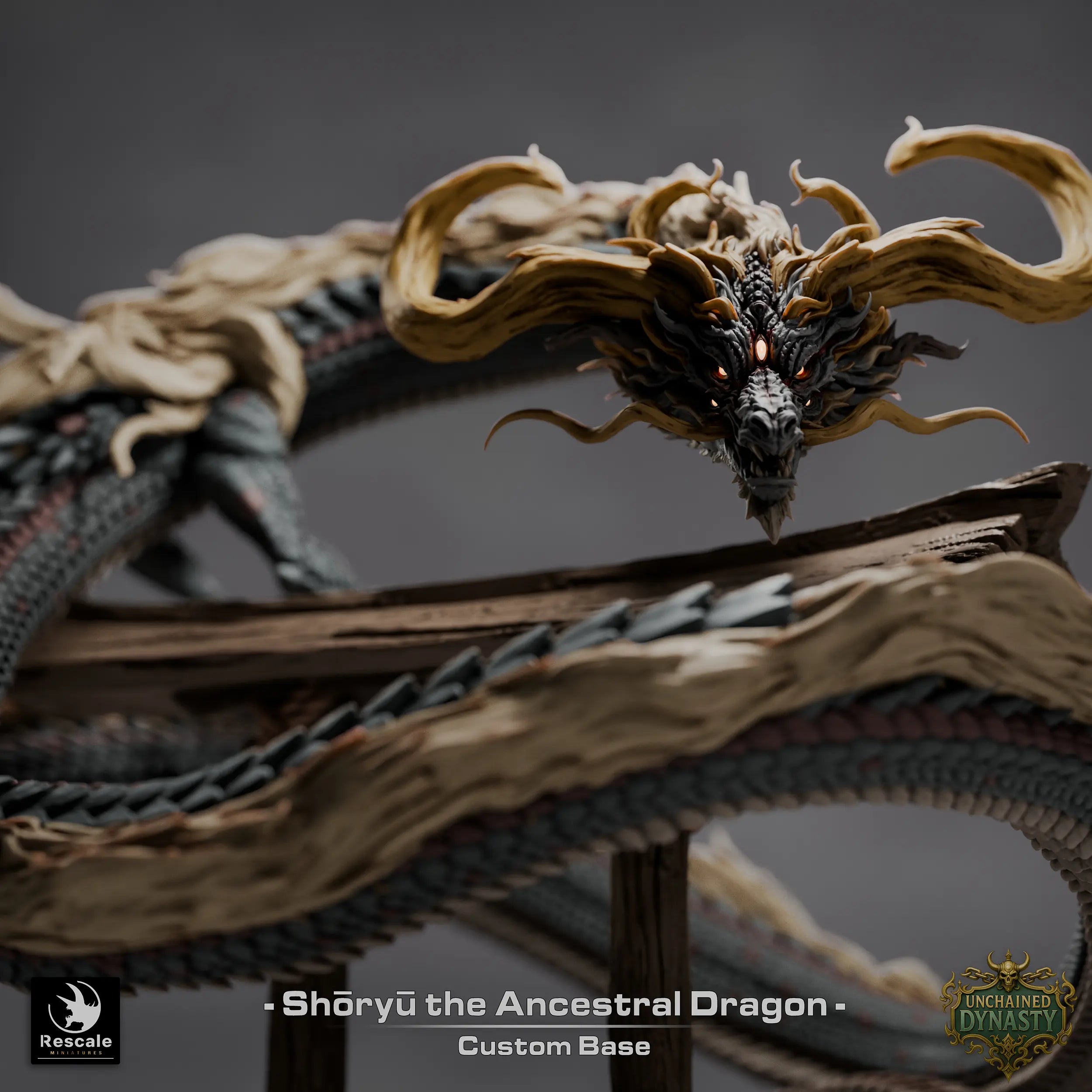 Fantasy Ancestral Dragon Shoryu Qumi Rescale Miniatures - Quality Miniatures - Qumi