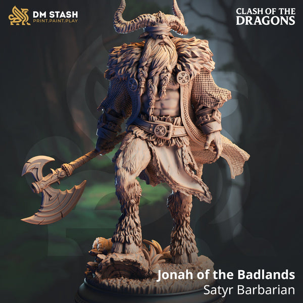 Fantasy Kreatur Barbar Jonah 32mm 75mm DM Stash