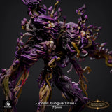 Creature Tabletop Miniature - Violet Fungus Titan by Qumi, 3D printed resin tabletop miniature for RPGs, wargaming and painting