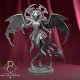 Alternate angle of the Hazabel Judicatrix of Sins demon miniature featuring ornate armor details