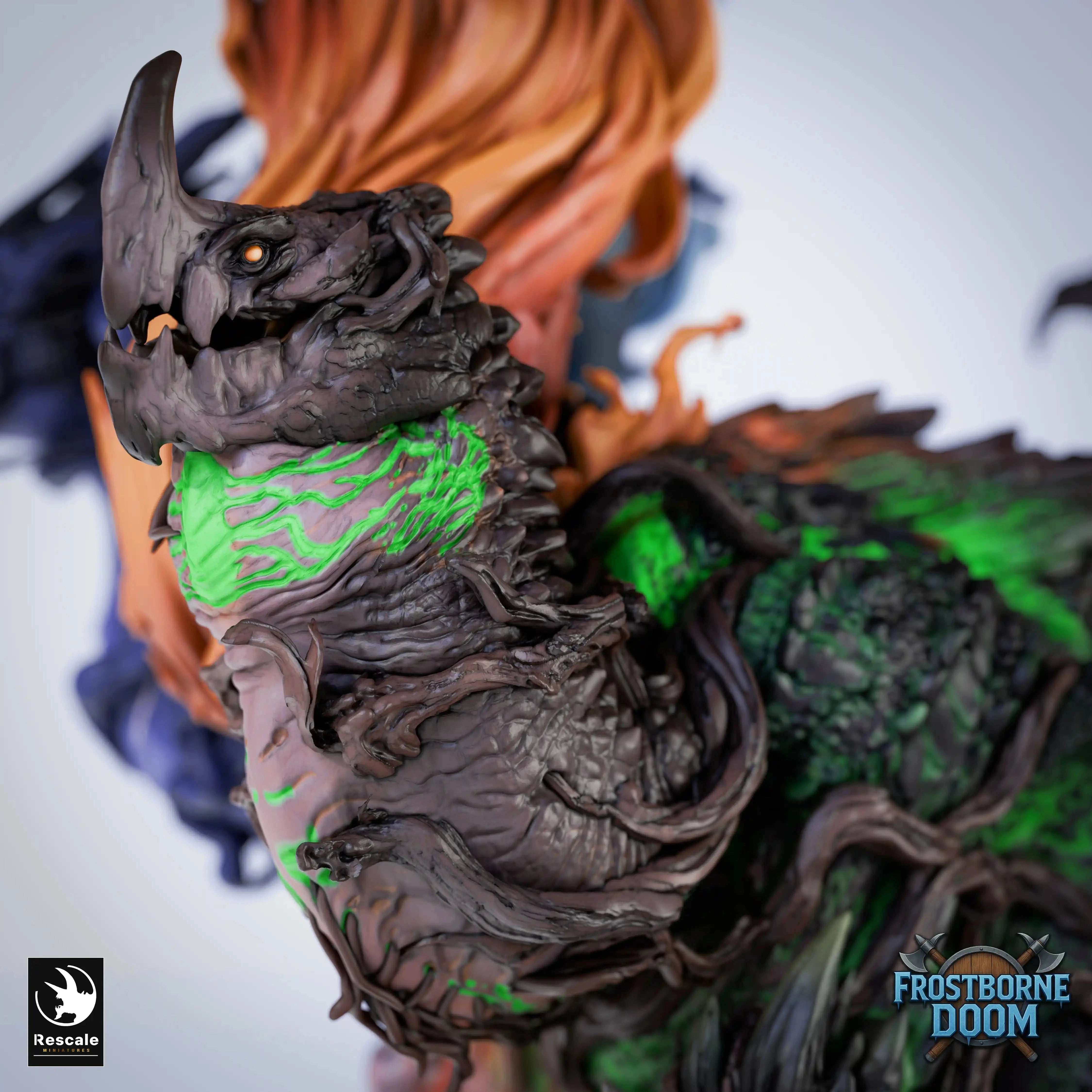 Fantasy Dragon Miniature Elemental Dragon Rescale Miniatures - Quality Miniatures - Qumi