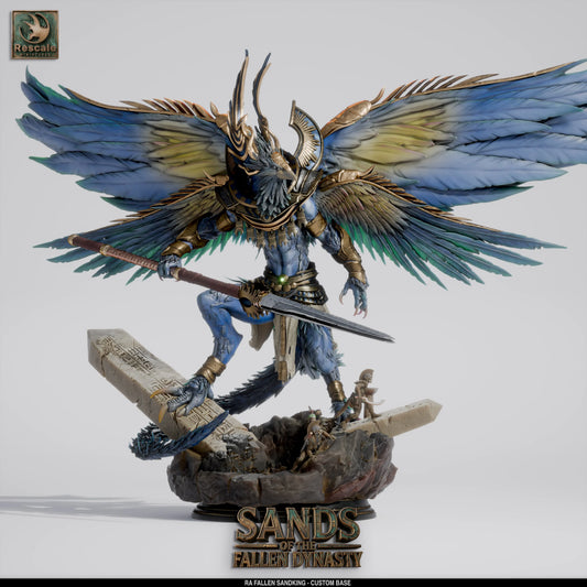 Fantasy Fallen Sandking creature miniature from Quality Miniatures, detailed tabletop figure for wargaming and RPG scenarios.