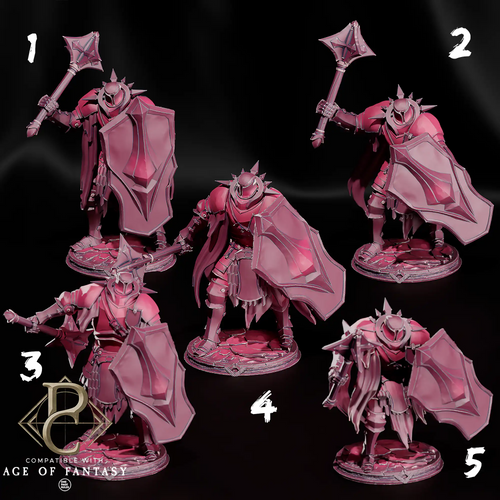 Fantasy Fighter Halo Wardens 32mm Parasite Collectibles