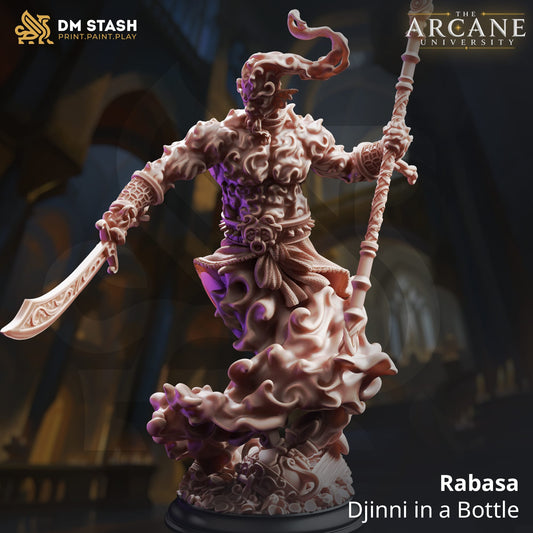 Fantasy FIghter Miniature Rabasa  32mm 75mm DM Stash