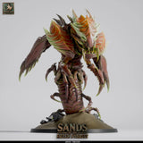 Creature Tabletop Miniature - Insect Creature Ankheg by Qumi, 3D printed resin tabletop miniature for RPGs, wargaming and painting