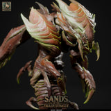 Creature Tabletop Miniature - Insect Creature Ankheg by Qumi, 3D printed resin tabletop miniature for RPGs, wargaming and painting