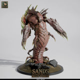 Creature Tabletop Miniature - Insect Creature Ankheg by Qumi, 3D printed resin tabletop miniature for RPGs, wargaming and painting