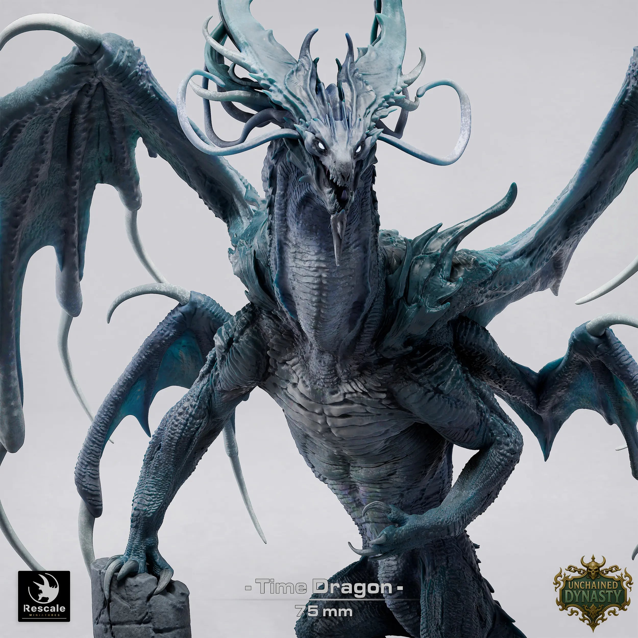 Fantasy Miniature Time Dragon Qumi Rescale Miniatures - Quality Miniatures - Qumi