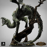 Side view of the monstrous Hollow Vulture creature showing wings and detailed tail