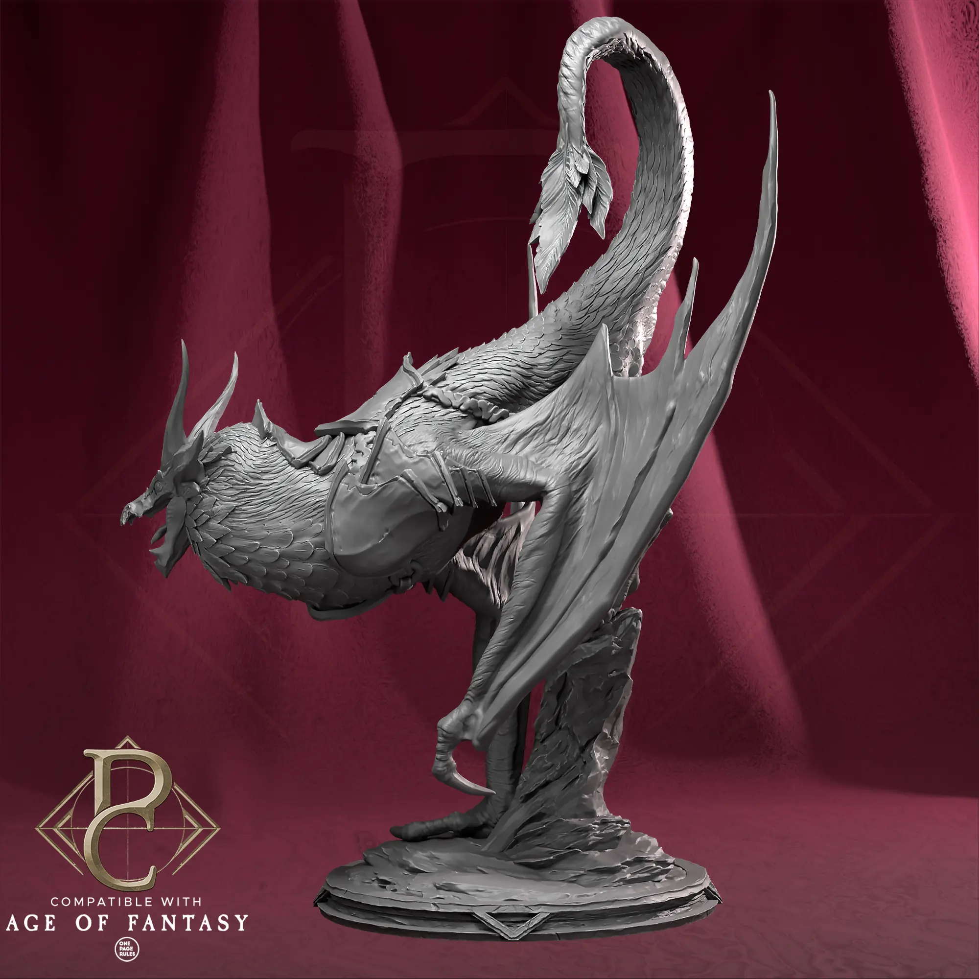 Fantasy Tabletop Fighter Vaelor on Skyrend Parasite Collectibles - Quality Miniatures - Qumi