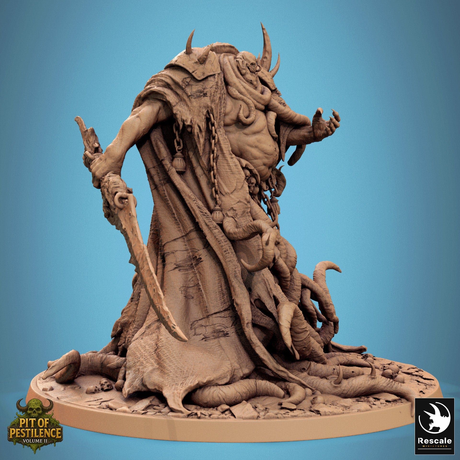 Fantasy Tabletop Monster Blightfather Rescale Miniatures - Quality Miniatures - Qumi