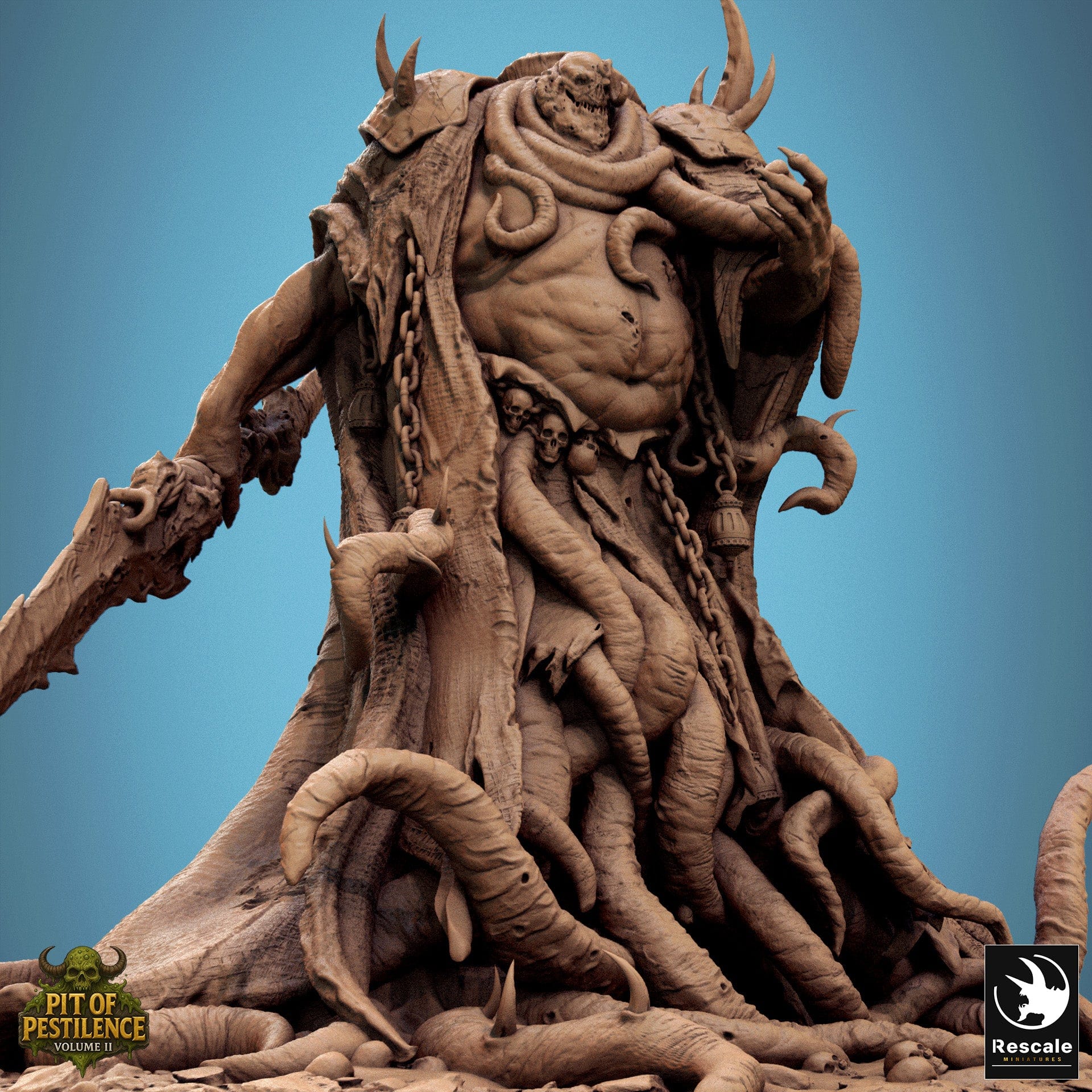 Fantasy Tabletop Monster Blightfather Rescale Miniatures - Quality Miniatures - Qumi