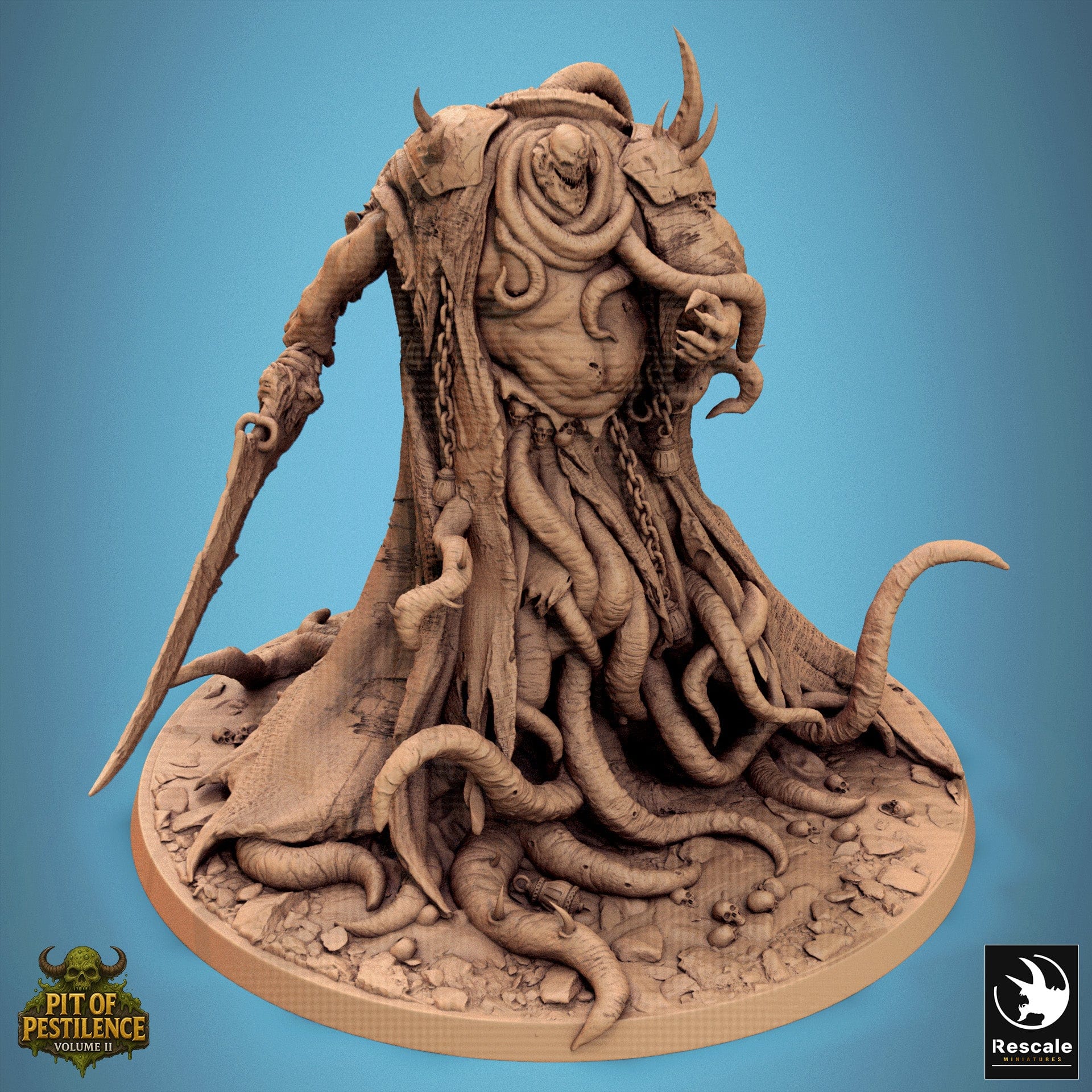 Fantasy Tabletop Monster Blightfather Rescale Miniatures - Quality Miniatures - Qumi