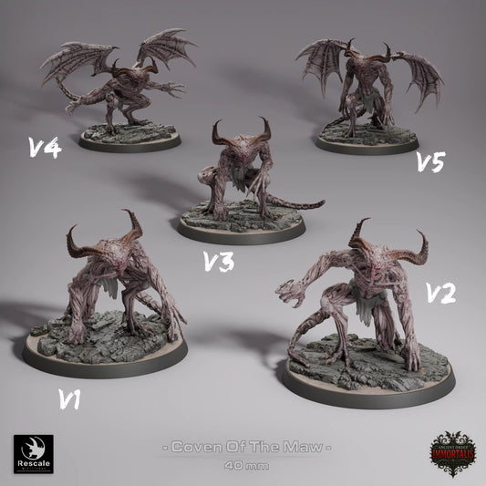 Fantasy Tabletop Monster Coven Of The Maw Rescale Miniatures - Quality Miniatures - Qumi
