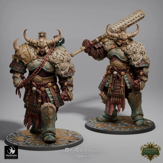 Fantasy Tabletop Monster Oni Colossus Rescale Miniatures - Quality Miniatures - Qumi