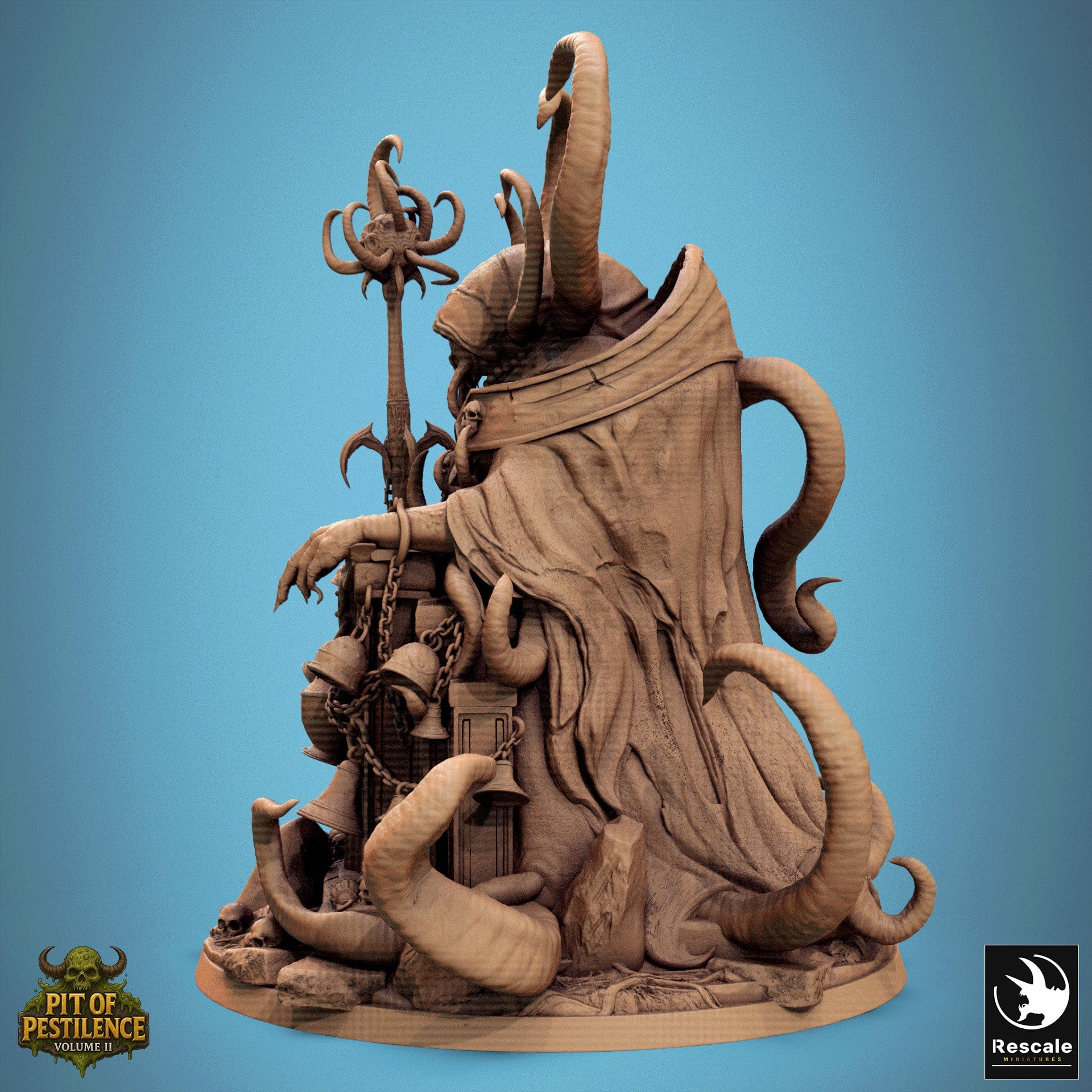 Fantasy Tabletop Monster The Bell Warden Rescale Miniatures - Quality Miniatures - Qumi