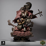 Gesamtansicht der Shizuka Whisper Ronin Schurken Miniatur im 1/6 Maßstab auf einem Sockel