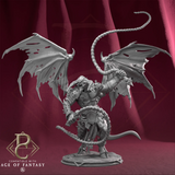 War Prince tabletop miniature featuring horned demon aesthetic, shown from a slightly different angle.