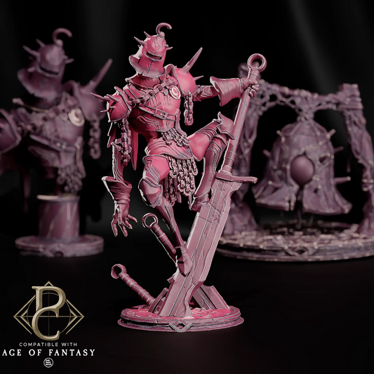 Fantasy Warrior Miniature Belkey Parasite Collectibles Qumi