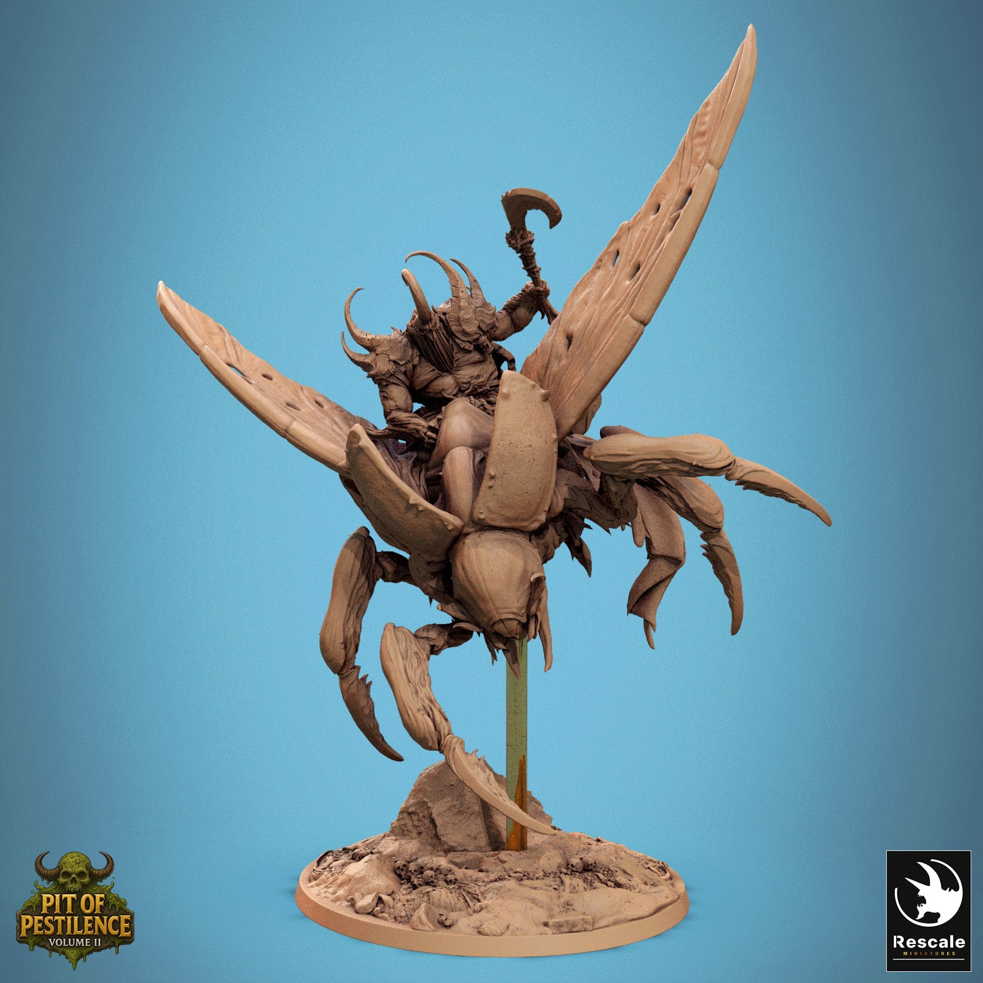 Fantasy Insect Monster Scarab Host Rescale Miniatures - Quality Miniatures - Qumi
