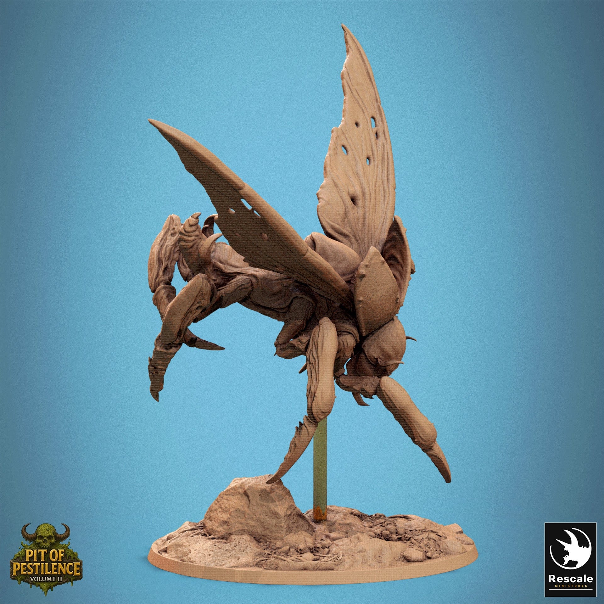 Fantasy Insect Monster Scarab Host Rescale Miniatures - Quality Miniatures - Qumi