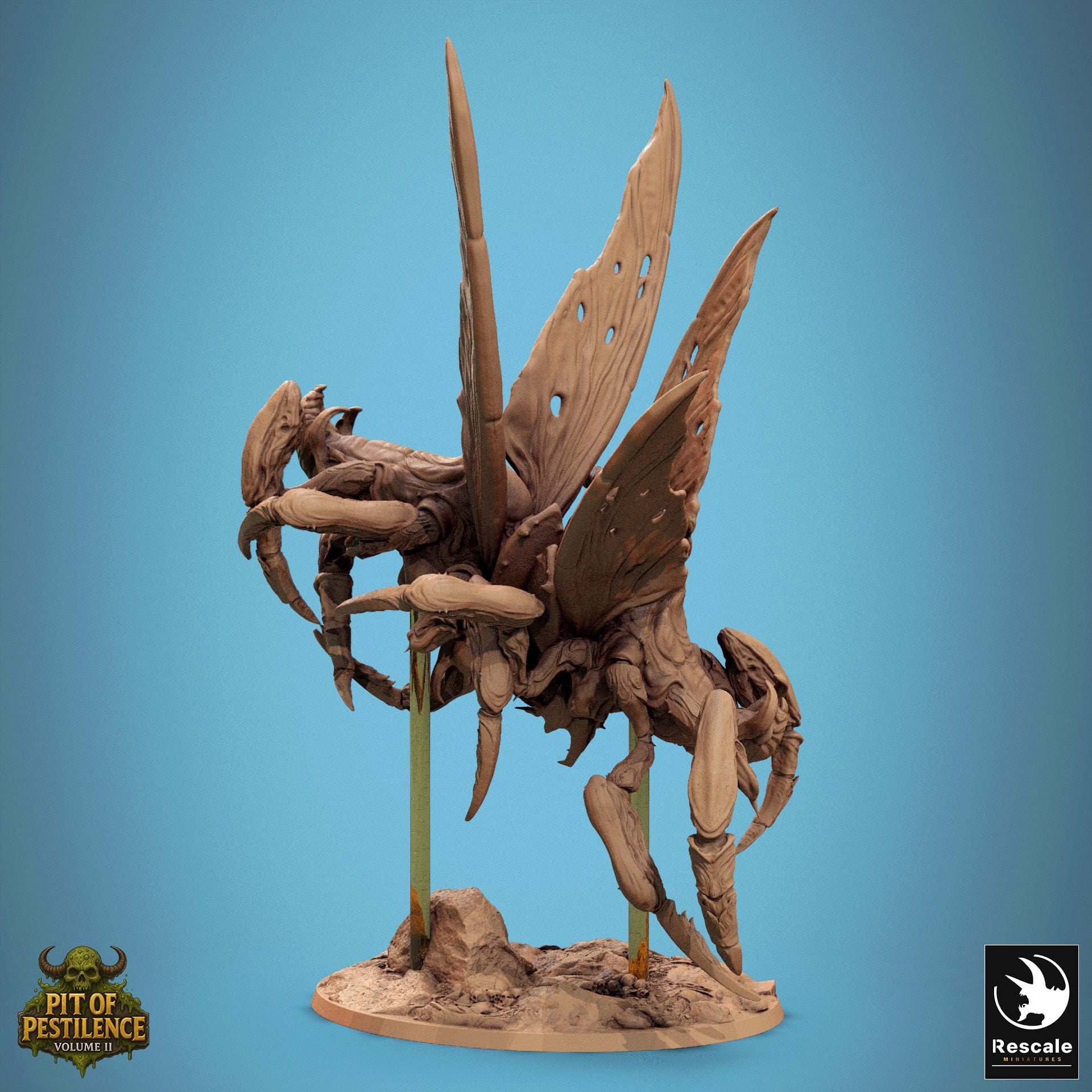 Fantasy Insect Monster Scarab Host Rescale Miniatures - Quality Miniatures - Qumi