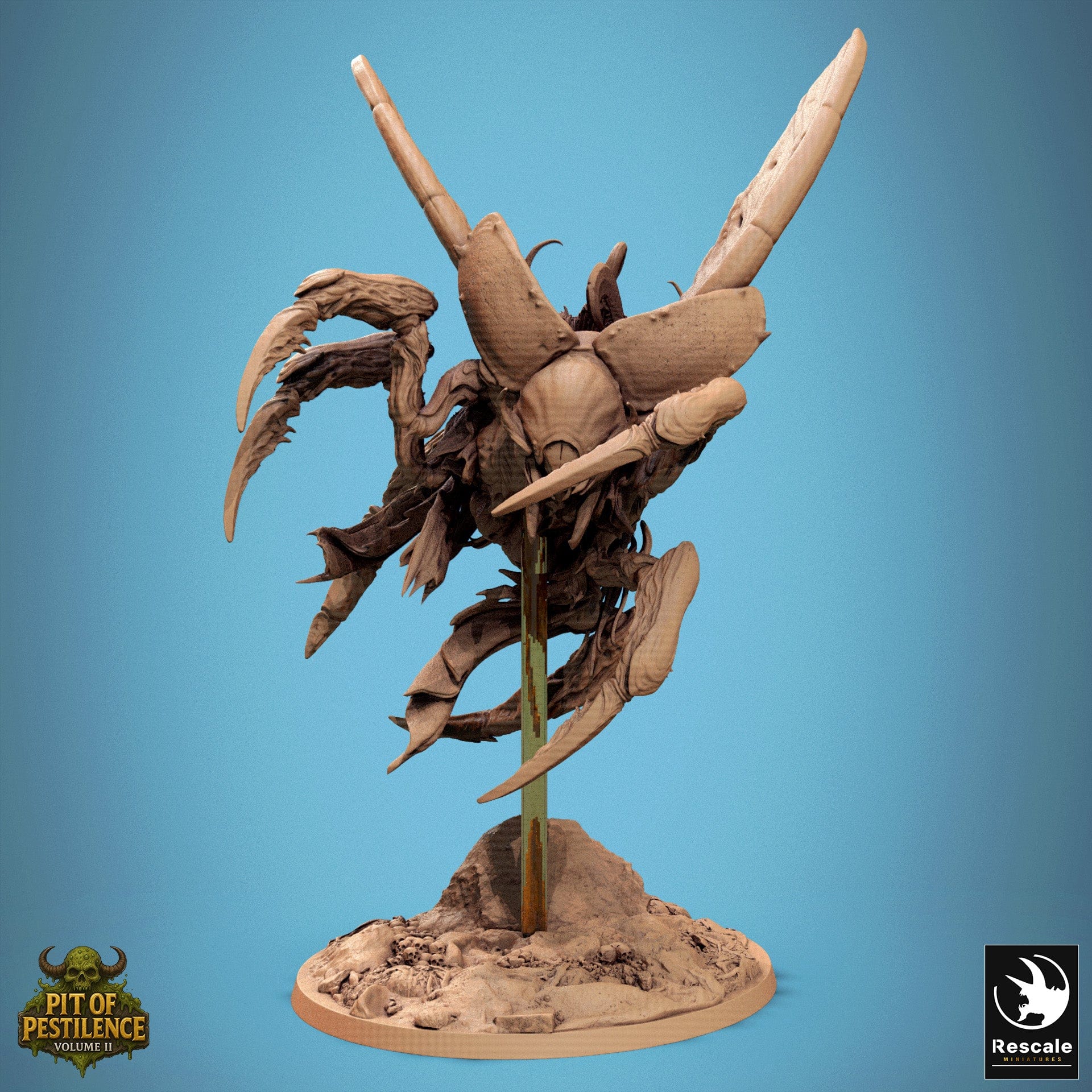 Fantasy Insect Monster Scarab Host Rescale Miniatures - Quality Miniatures - Qumi