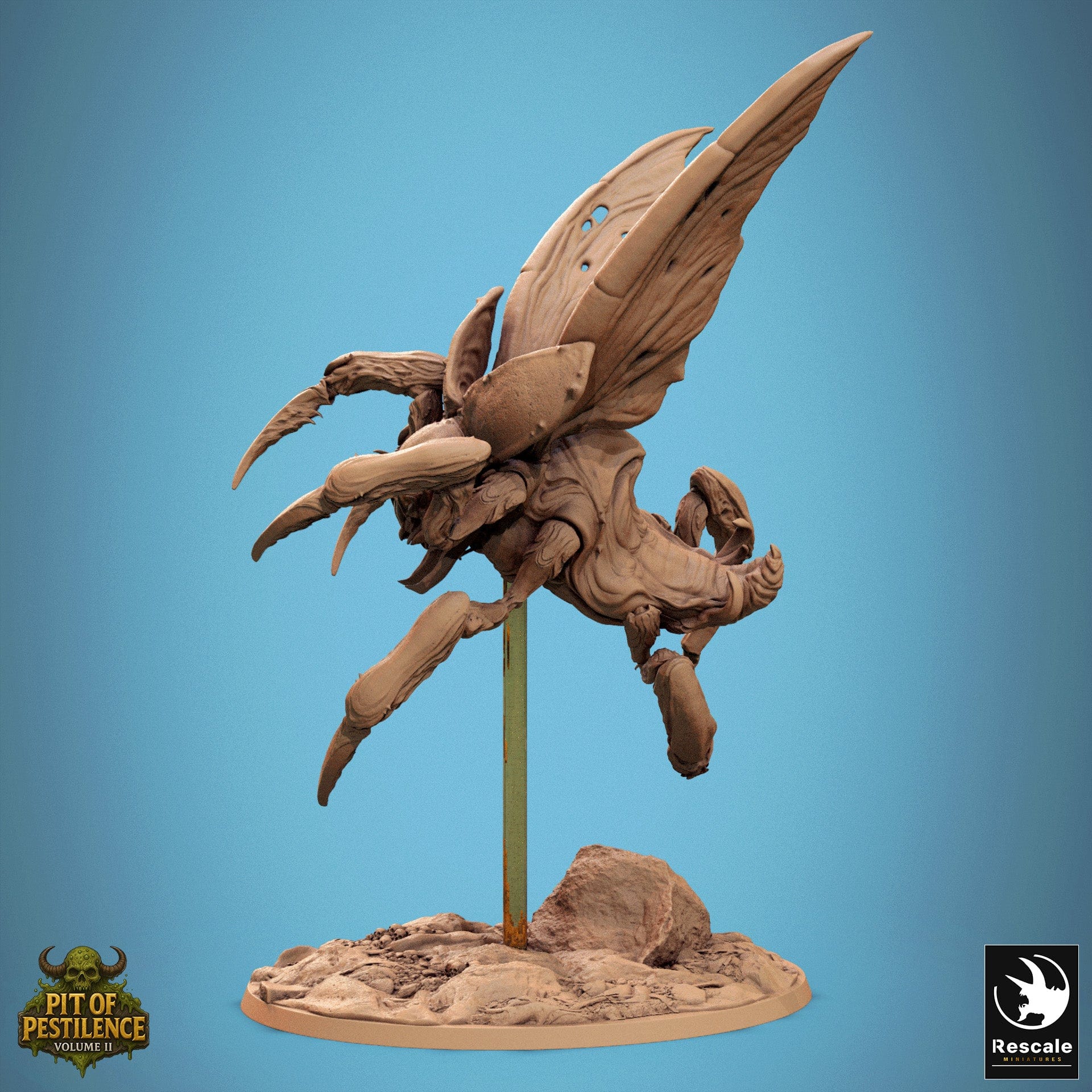 Fantasy Insect Monster Scarab Host Rescale Miniatures - Quality Miniatures - Qumi