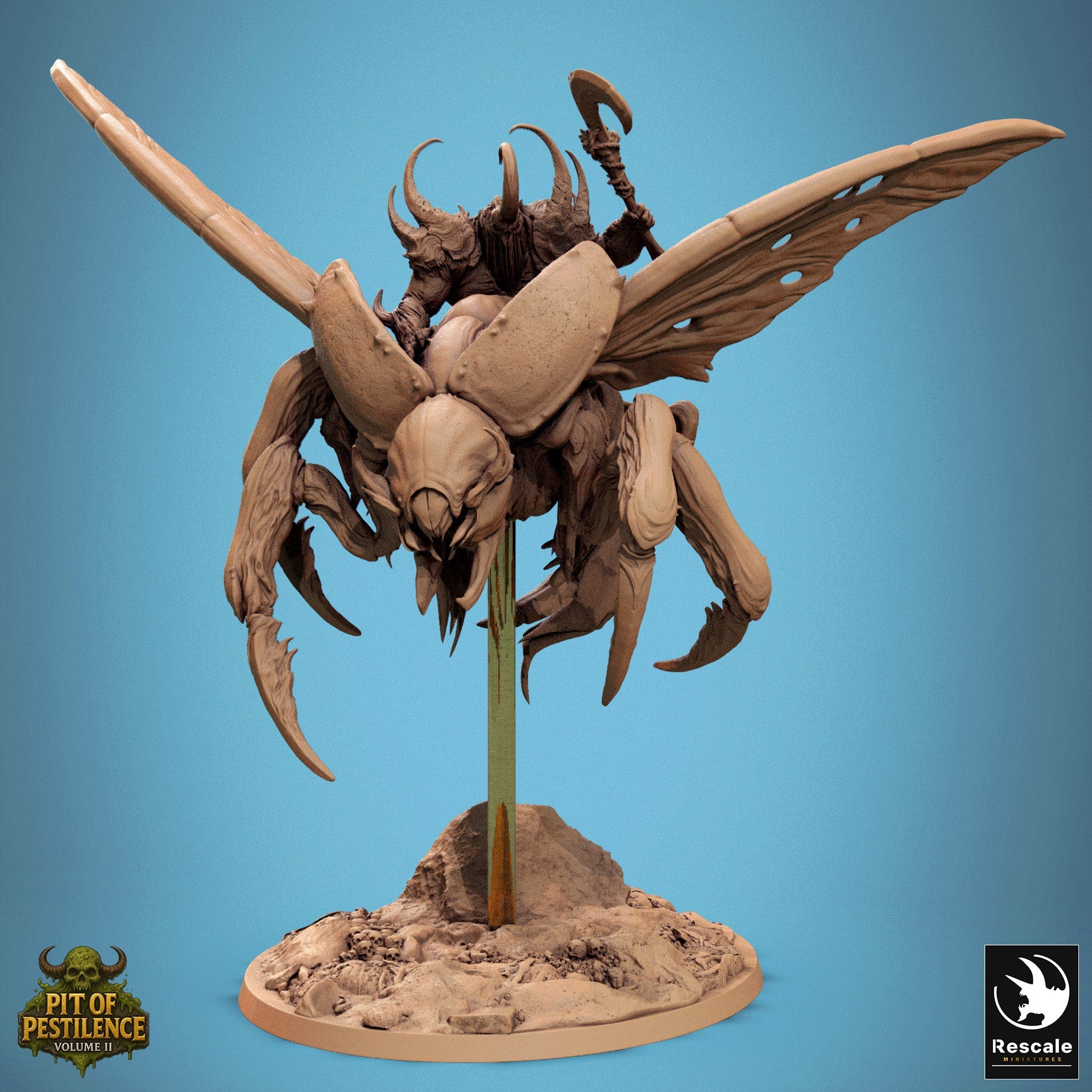Fantasy Insect Monster Scarab Host Rescale Miniatures - Quality Miniatures - Qumi