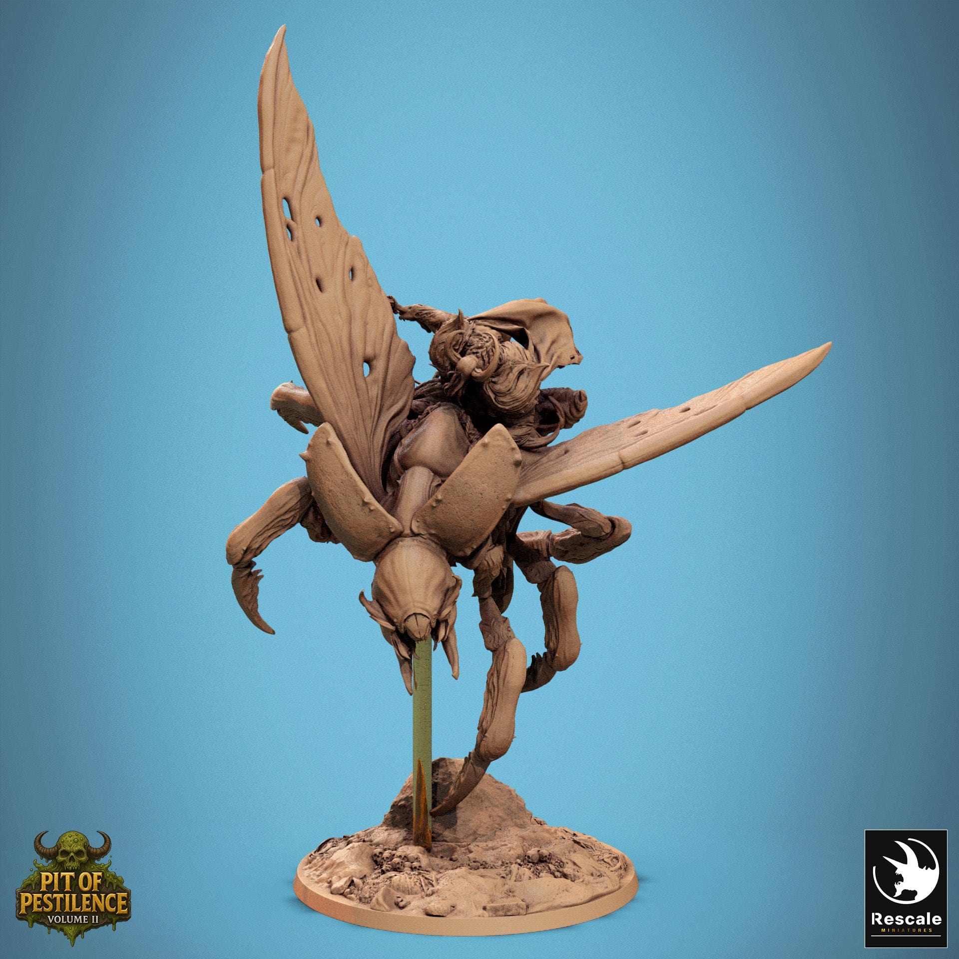 Fantasy Insect Monster Scarab Host Rescale Miniatures - Quality Miniatures - Qumi