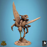Insect Monster Scarab Host Tabletop Miniatures by Qumi, 3D printed resin tabletop miniature for RPGs, wargaming and painting