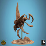Insect Monster Scarab Host Tabletop Miniatures by Qumi, 3D printed resin tabletop miniature for RPGs, wargaming and painting