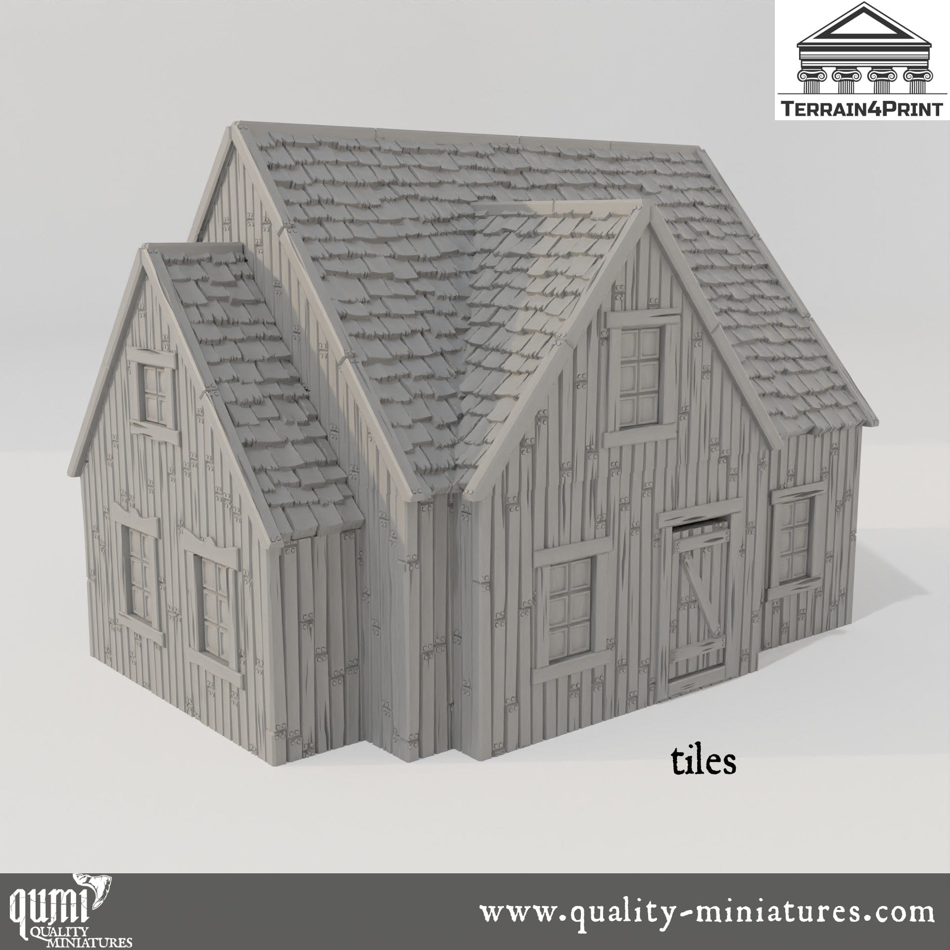 General Store Hrimstead - Resin Print - Tabletop RPG Terrain - Terrain4Print - Qumi Quality Miniatures - Qumi Wargaming Mini Model Figure
