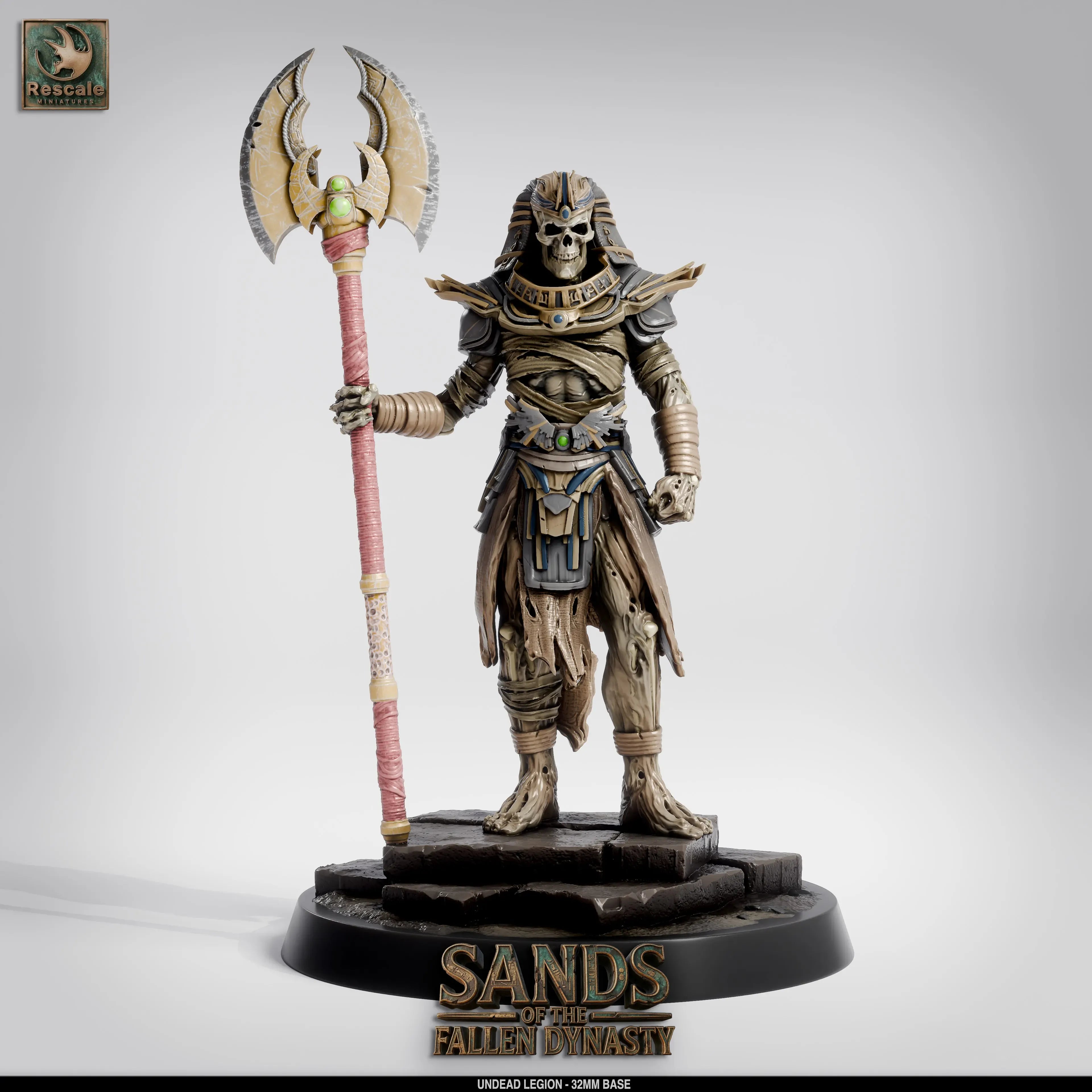 Rescaled undead tabletop monster miniature from the Undead Legion by Quality Miniatures Qumi for wargaming and RPG gaming.