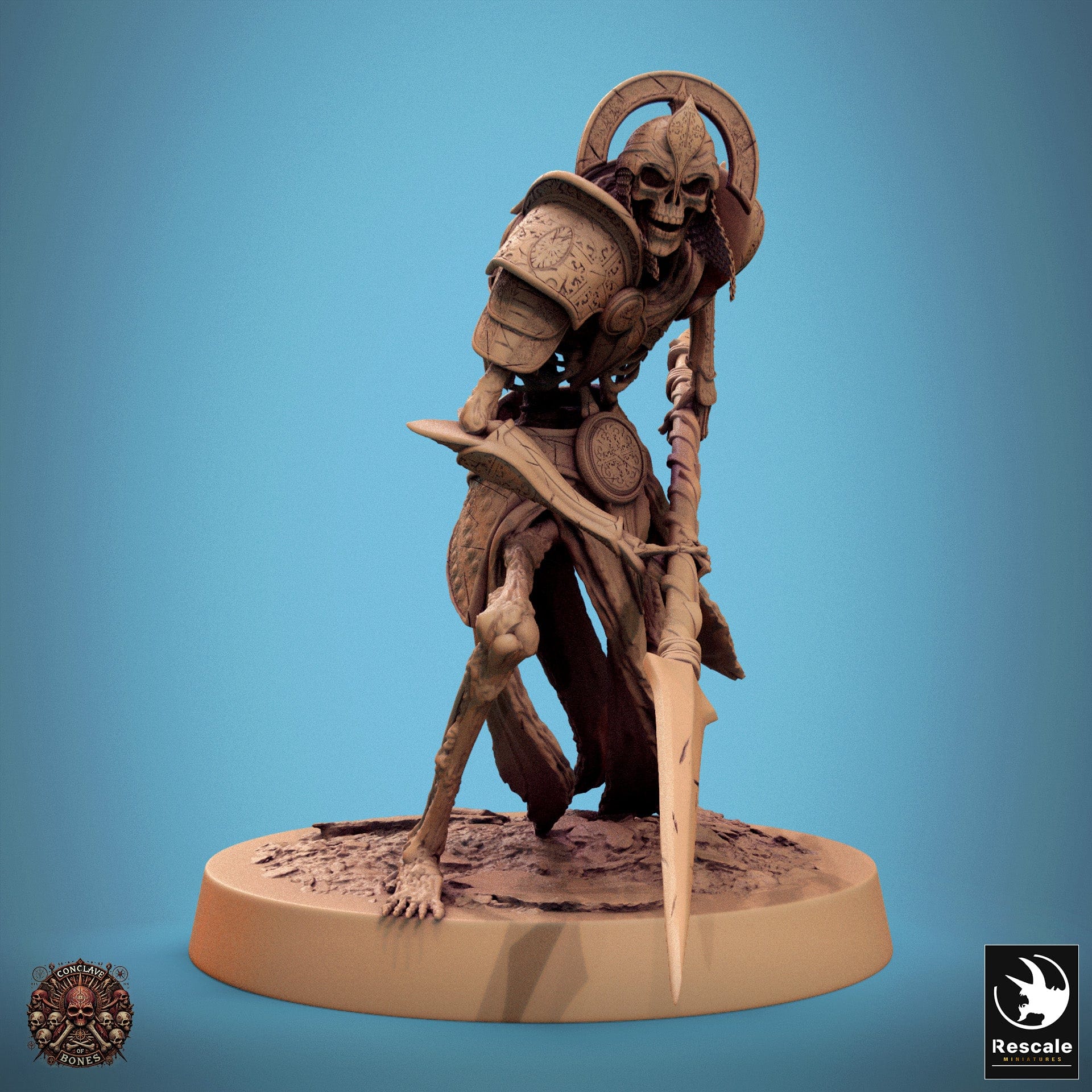 Tabletop RPG Miniature Persian Skeletons 32mm Qumi Rescale Miniatures Guard C Quality Miniatures - Qumi Wargaming Mini Model Figure
