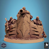 Male Fighter Knight Valor Tabletop Miniatures by Qumi, 3D printed resin tabletop miniature for RPGs, wargaming and painting