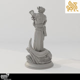 Heron Miniature Bust by Qumi, resin miniature bust for collectors and painting