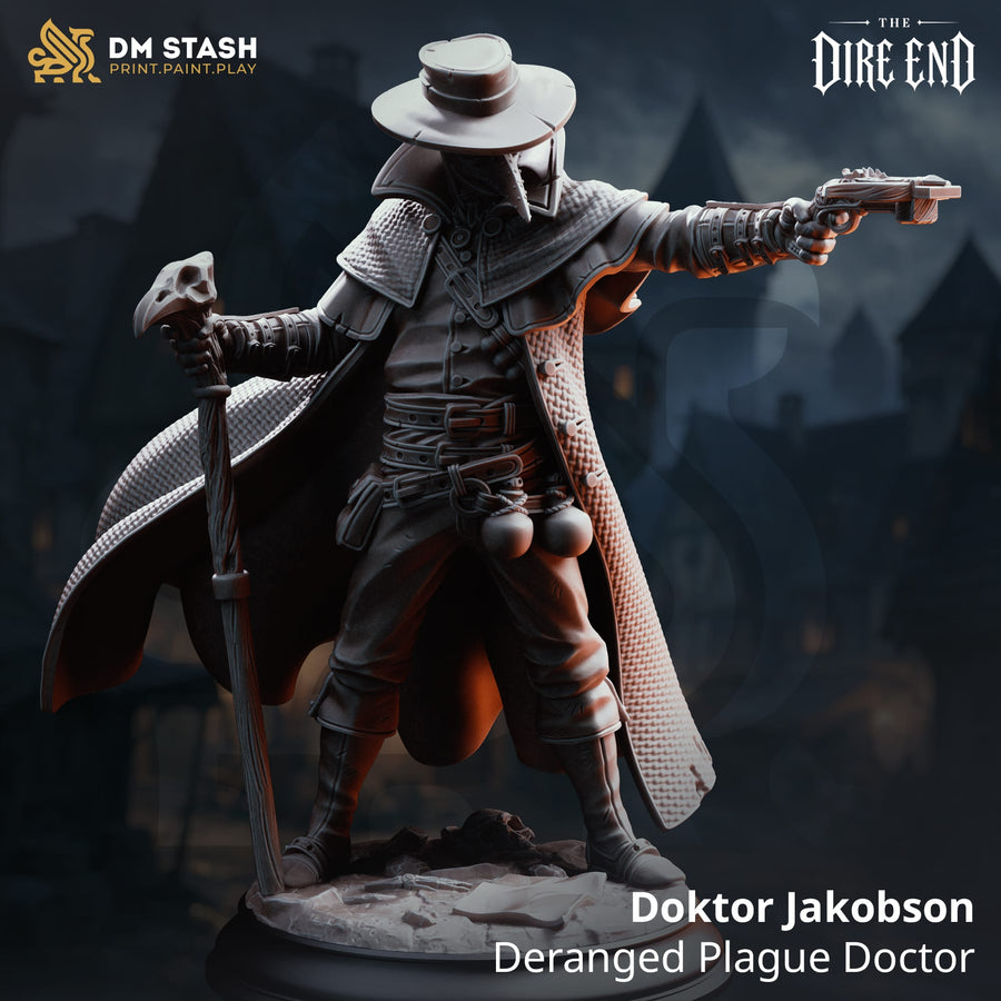 Human Gunslinger Tabletop Miniature – Doktor Jakobson | Qumi