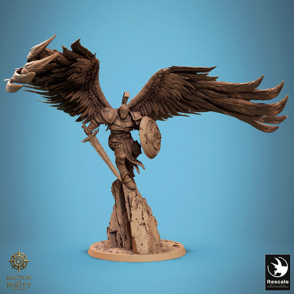 Humanoider Schwertkämpfer Tabletop-Miniatur – Celestian Prime | Qumi