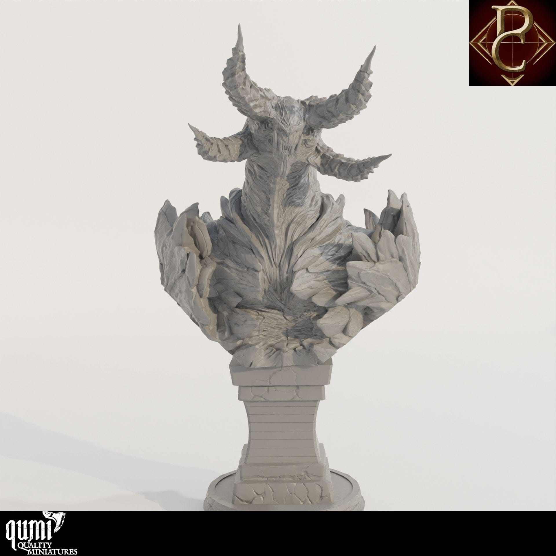 Irgren Bust - 32mm Tabletop RPG Mini - Qumi - Parasite Collectibles Quality Miniatures - Qumi Wargaming Mini Model Figure