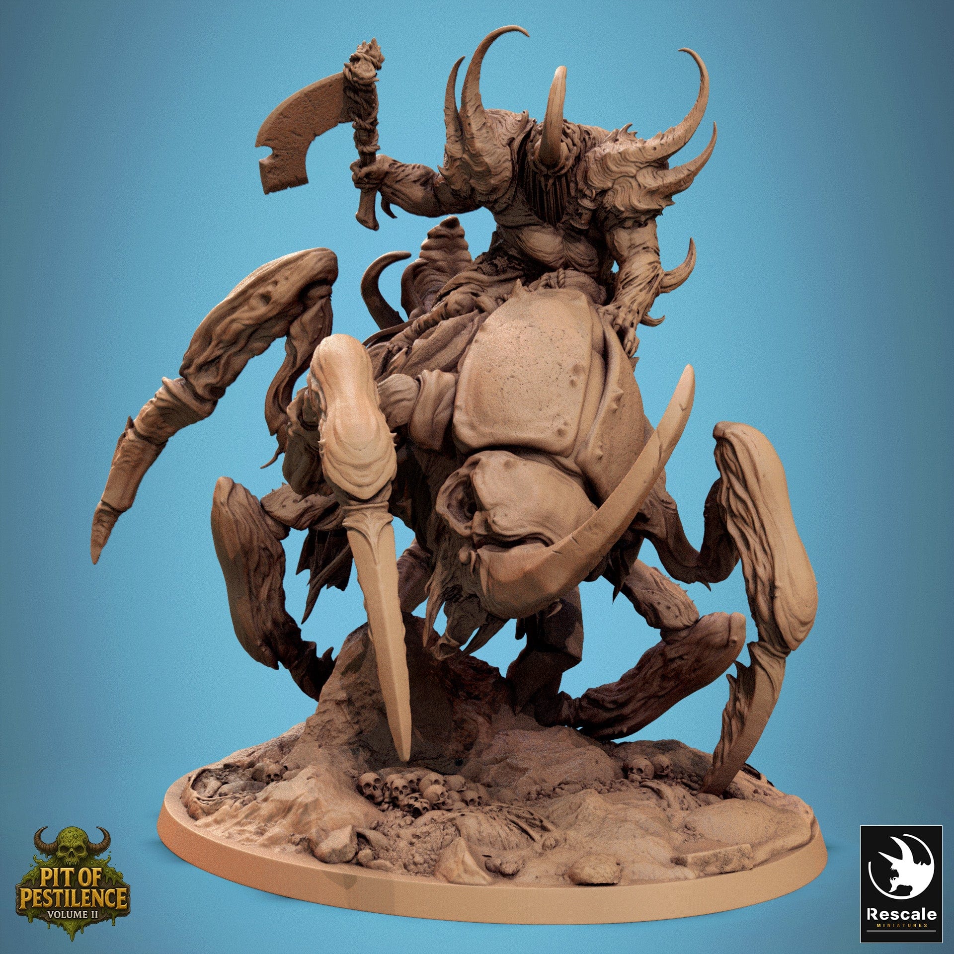 Fantasy Insect Monster Scarab Host Rescale Miniatures - Quality Miniatures - Qumi