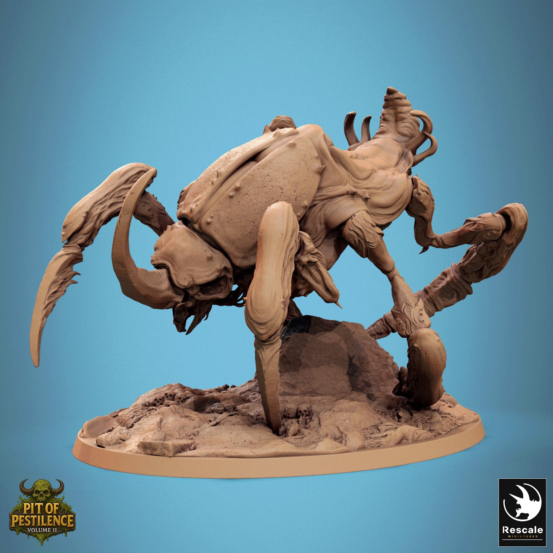 Fantasy Insect Monster Scarab Host Rescale Miniatures - Quality Miniatures - Qumi