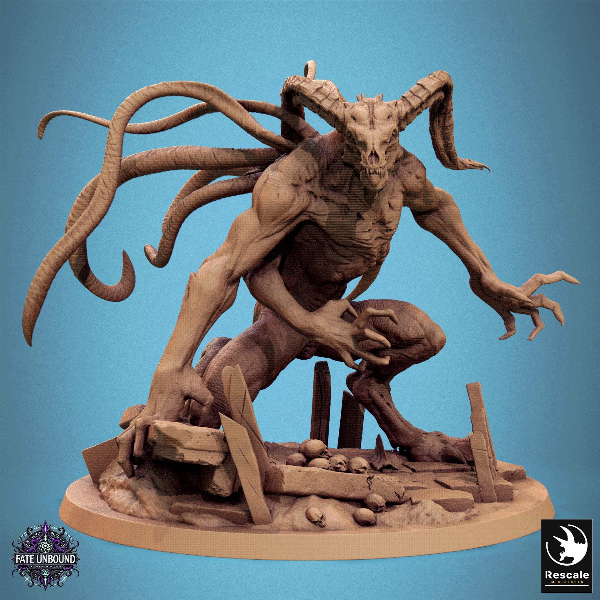 Tabletop RPG Miniature Monstrosity 32mm Qumi Rescale Miniatures Monstrosity Draethon Quality Miniatures - Qumi Wargaming Mini Model Figure